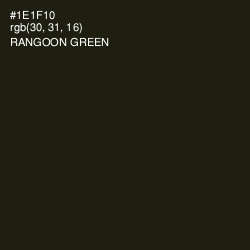 #1E1F10 - Rangoon Green Color Image